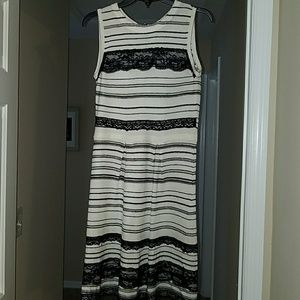 Sweater sleeveless skater dress